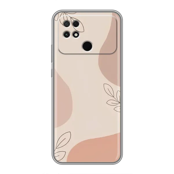 Чехол с рисунком «Коричневый фон» для Xiaomi POCO C40 Чехол с рисунком «Коричневый фон» для Xiaomi POCO C40