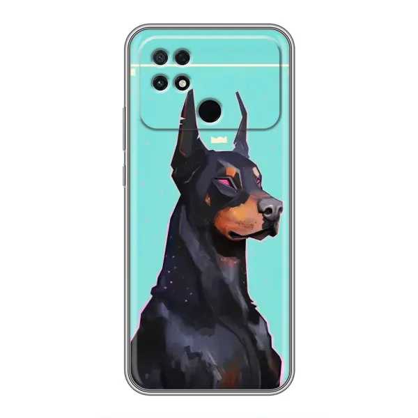 Чехол с рисунком «Король доберман» для Xiaomi POCO C40 Чехол с рисунком «Король доберман» для Xiaomi POCO C40