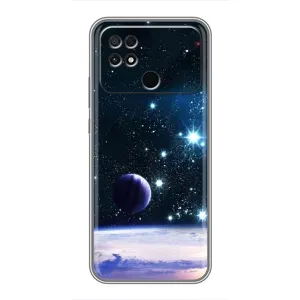 Чехол (ТПУ) с планетами на Xiaomi POCO C40 (Космический вид)