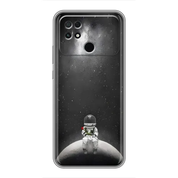 Чехол с рисунком «Космонавт романтик» для Xiaomi POCO C40 Чехол с рисунком «Космонавт романтик» для Xiaomi POCO C40