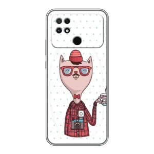 Чехол на тематику: Коты для Xiaomi POCO C40 (Кот аристократ)