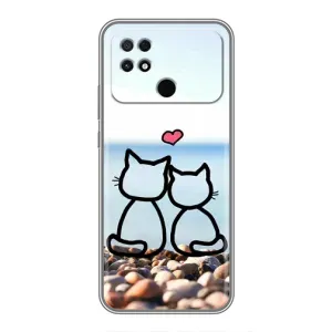 Силиконовые Чехлы Любимому человеку для Xiaomi POCO C40 (Котейки)