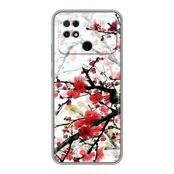 Чехол с рисунком «Красивая Сакура» для Xiaomi POCO C40 Чехол с рисунком «Красивая Сакура» для Xiaomi POCO C40