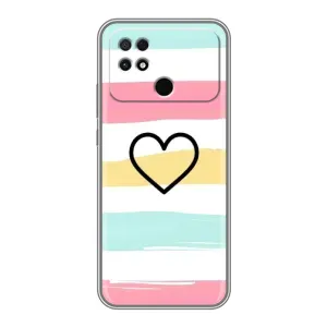 Чехлы с тематикой "Маленькие Сердечки" на Xiaomi POCO C40 (Красивое сердечко)