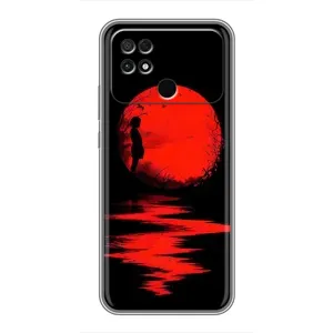 Летний Чехол на Xiaomi POCO C40 (Красный Закат)