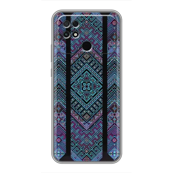 Чехол с рисунком «Крутой орнамент» для Xiaomi POCO C40 Чехол с рисунком «Крутой орнамент» для Xiaomi POCO C40