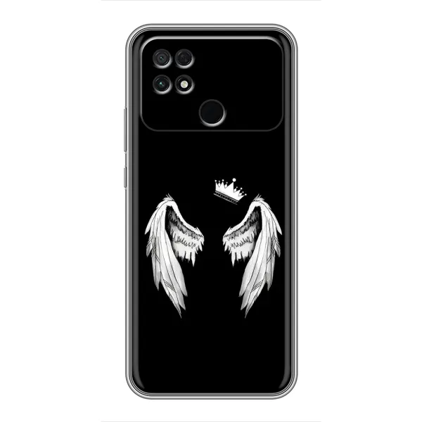 Чехол с рисунком «Крылья и корона» для Xiaomi POCO C40 Чехол с рисунком «Крылья и корона» для Xiaomi POCO C40