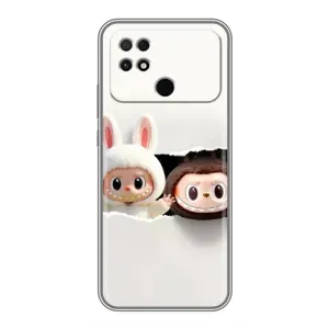 Чохол з принтом Лабубу для Xiaomi POCO C40 (Фігурки Labubu)