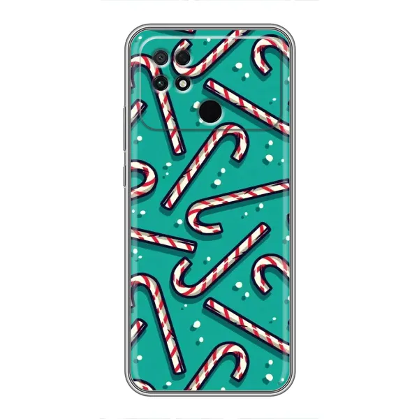 Чехол с рисунком «Леденцы» для Xiaomi POCO C40 Чехол с рисунком «Леденцы» для Xiaomi POCO C40