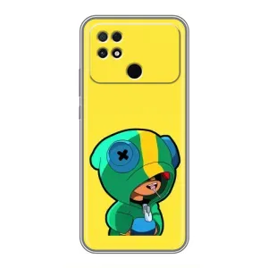 Чехол Бравл Старс для Xiaomi POCO C40 (Леон (LEON))