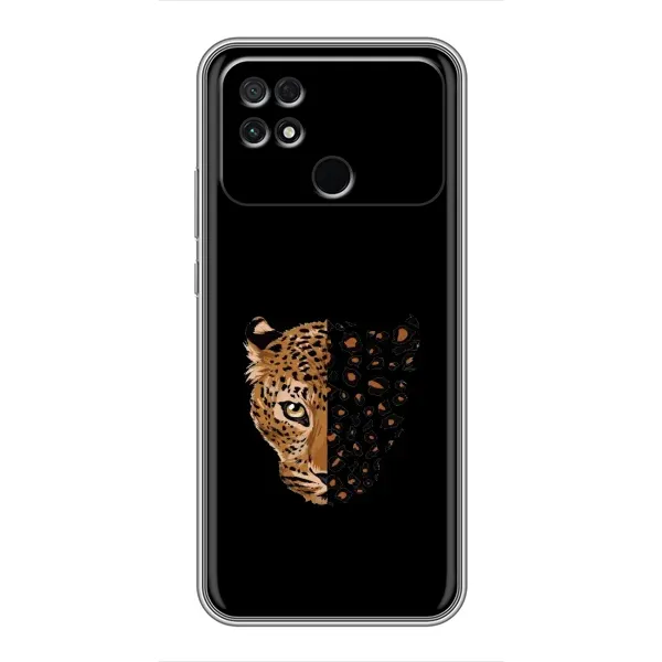 Чехол с рисунком «Леопард на черном» для Xiaomi POCO C40 Чехол с рисунком «Леопард на черном» для Xiaomi POCO C40