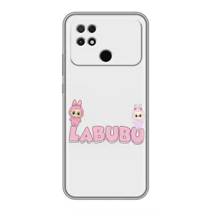 Чохол з принтом Лабубу для Xiaomi POCO C40 (Логотип Лабубу)