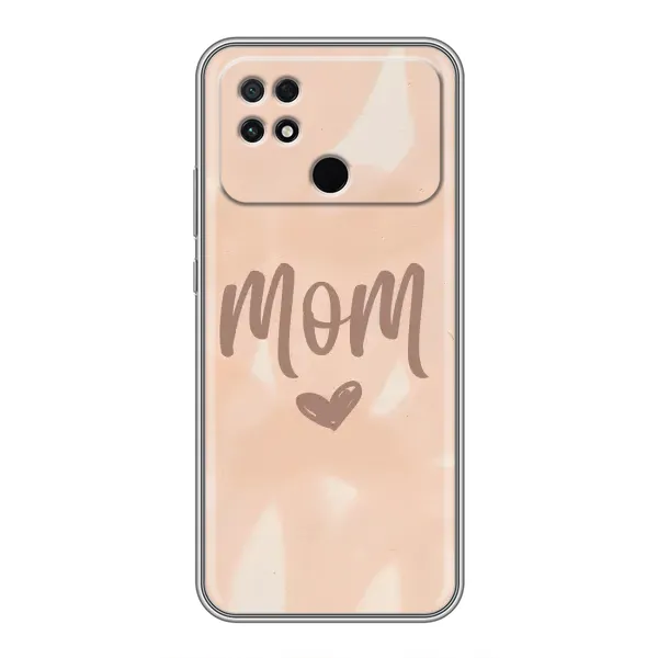 Чехол с рисунком «Love mom» для Xiaomi POCO C40 Чехол с рисунком «Love mom» для Xiaomi POCO C40