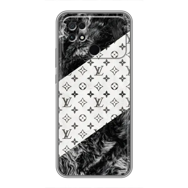 Чехол с рисунком «LV на белом» для Xiaomi POCO C40 Чехол с рисунком «LV на белом» для Xiaomi POCO C40
