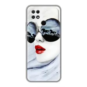 Чехол с картинкой Модные Девчонки Xiaomi POCO C40 (Любительница коней)