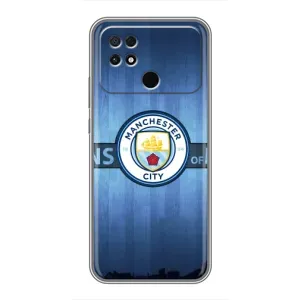 Силіконові Чохли з принтом Футбол на Xiaomi POCO C40 (ManCity)