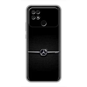 Силіконовий бампер з картинкою машини на Xiaomi POCO C40 (Mercedes)