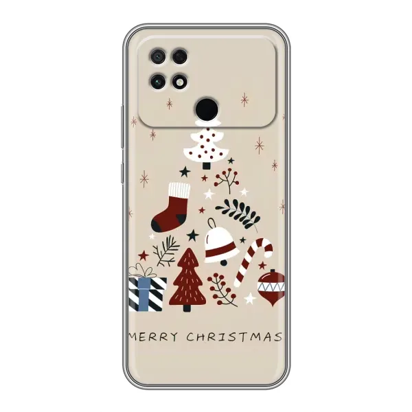 Чехол с рисунком «Merry Christmas» для Xiaomi POCO C40