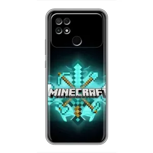 Чехол майнкрафт для Xiaomi POCO C40 (MineCraft 2)