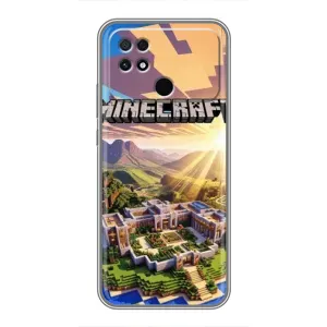 Чехол майнкрафт для Xiaomi POCO C40 (MINECRAFT)