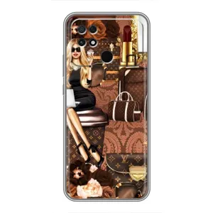 Чехол Стиль Louis Vuitton на Xiaomi POCO C40 (Мода Луи Виттон)