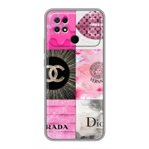 Чехол (Dior, Prada, YSL, Chanel) для Xiaomi POCO C40 (Модница)