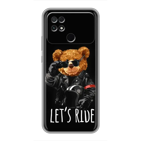 Чехол с рисунком «Модный Мишка» для Xiaomi POCO C40 Чехол с рисунком «Модный Мишка» для Xiaomi POCO C40