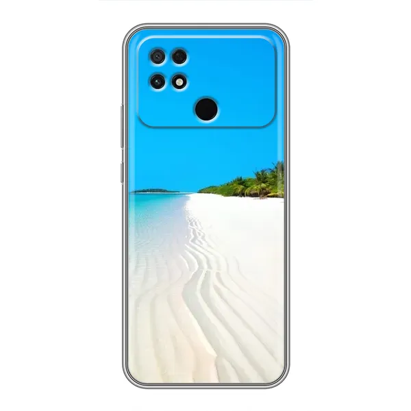 Чехол с рисунком «Море песок» для Xiaomi POCO C40 Чехол с рисунком «Море песок» для Xiaomi POCO C40