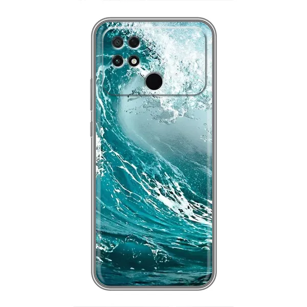 Чехол с рисунком «Морская волна» для Xiaomi POCO C40 Чехол с рисунком «Морская волна» для Xiaomi POCO C40
