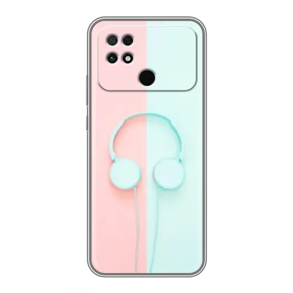 Чехол с рисунком «Наушники» для Xiaomi POCO C40 Чехол с рисунком «Наушники» для Xiaomi POCO C40