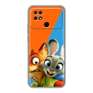 Чохли ЗООТРОПОЛІС для Xiaomi POCO C40 (Нік і Хопс)