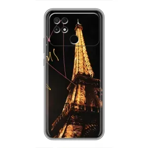 Чехол с Эйфелевой башней на Xiaomi POCO C40 (Paris)