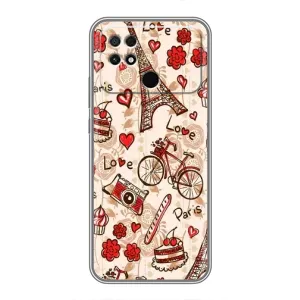 Чехол с Эйфелевой башней на Xiaomi POCO C40 (Париж мечта)