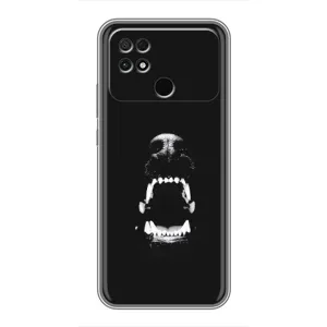 Чехол ДОБЕРМАН для Xiaomi POCO C40 (Пасть добермана)