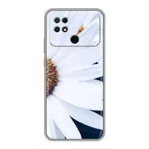 Чехол с ромашками на Xiaomi POCO C40 (Пол ромашки)