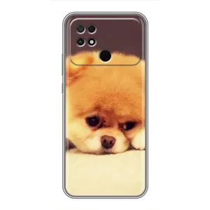Чехол (ТПУ) Милые собачки для Xiaomi POCO C40 (Померанский шпиц)