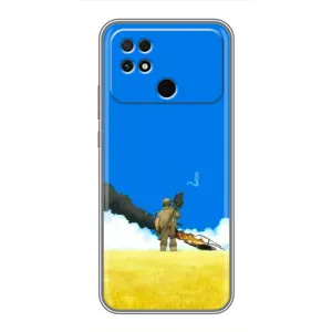 Чехлы на военную тематику для Xiaomi POCO C40 (Попадание)
