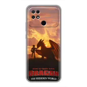 Чохол дракон Беззубик для Xiaomi POCO C40 (Постер Беззубика)
