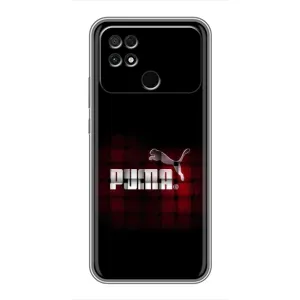 Чехол с Брендами одежды на Поко с40 (PUMA стиль)