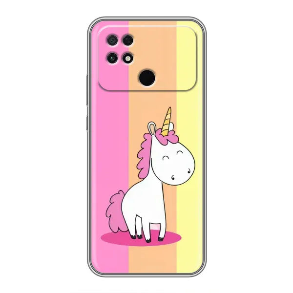 Чехол с рисунком «Радужный Единорог» для Xiaomi POCO C40 Чехол с рисунком «Радужный Единорог» для Xiaomi POCO C40