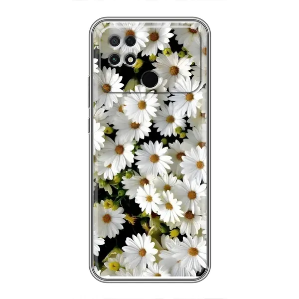 Чехол с рисунком «Рамка в ромашках» для Xiaomi POCO C40 Чехол с рисунком «Рамка в ромашках» для Xiaomi POCO C40