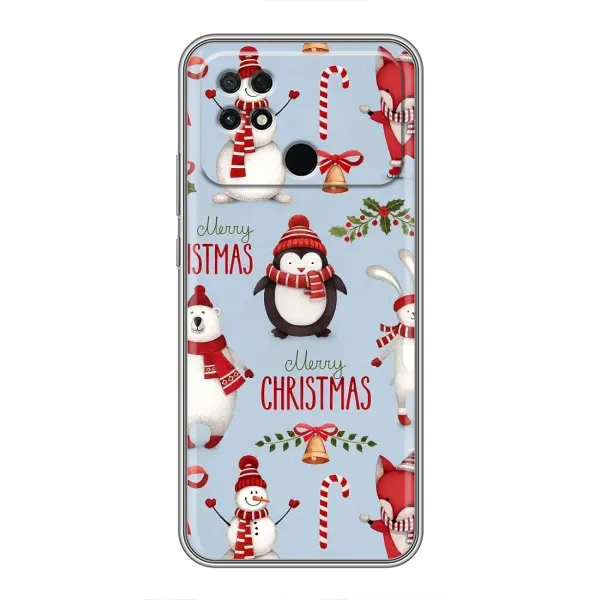 Чехол с рисунком «Рождественский» для Xiaomi POCO C40