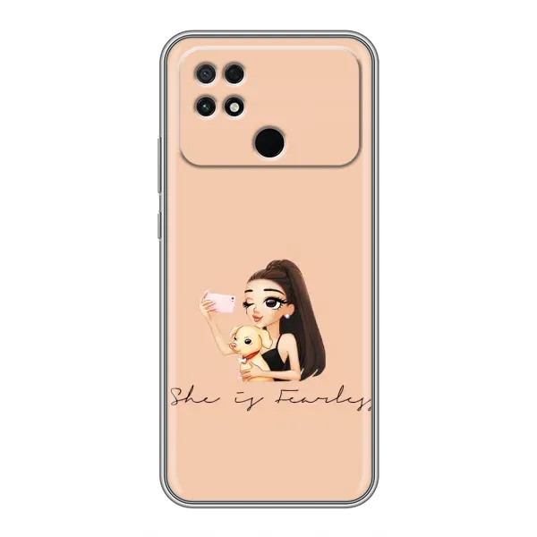 Чехол с рисунком «С собакой» для Xiaomi POCO C40