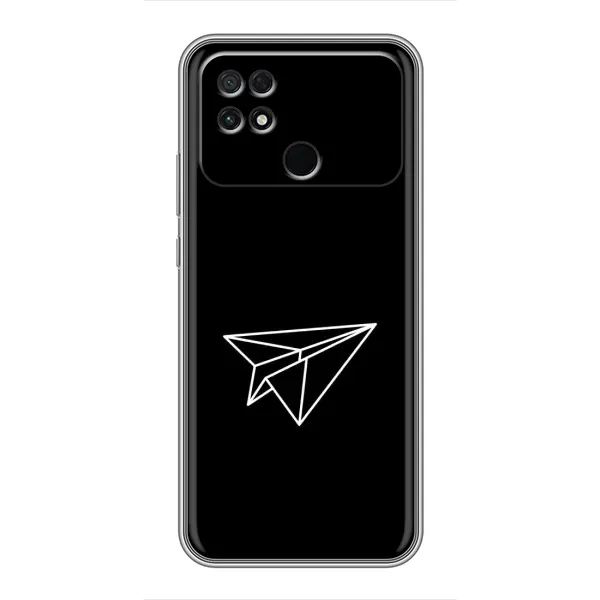 Чехол с рисунком «Самолетик» для Xiaomi POCO C40 Чехол с рисунком «Самолетик» для Xiaomi POCO C40