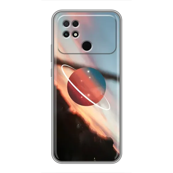 Чехол с рисунком «Сатурн» для Xiaomi POCO C40 Чехол с рисунком «Сатурн» для Xiaomi POCO C40