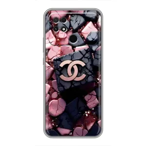 Чехол (Dior, Prada, YSL, Chanel) для Xiaomi POCO C40 (Шанель)
