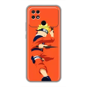 Чохли з принтом НАРУТО на Xiaomi POCO C40 (Силует Наруто)
