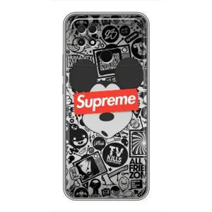 Чехол с Брендами одежды на Поко с40 (Supreme Маус)