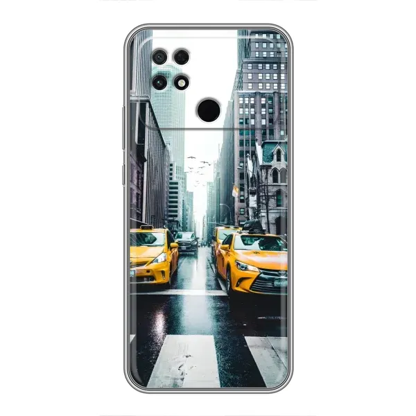 Чехол с рисунком «Такси» для Xiaomi POCO C40 Чехол с рисунком «Такси» для Xiaomi POCO C40
