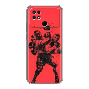 Чехлы с принтом Спортивная тематика для Xiaomi POCO C40 (Тайсон Бокс)